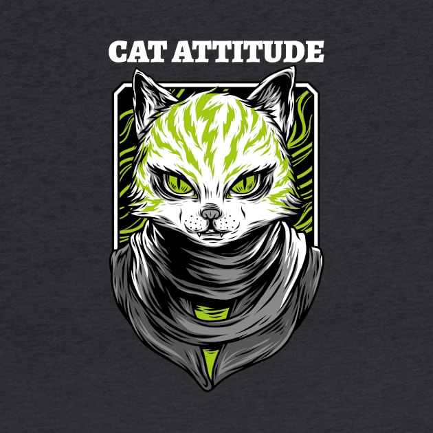 Angry cat attitude by Purrfect Shop